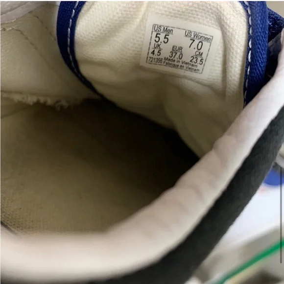 Classic Old Skool Classic Vans Blue/Black Sneakers Classic Design - Picture 4 of 10